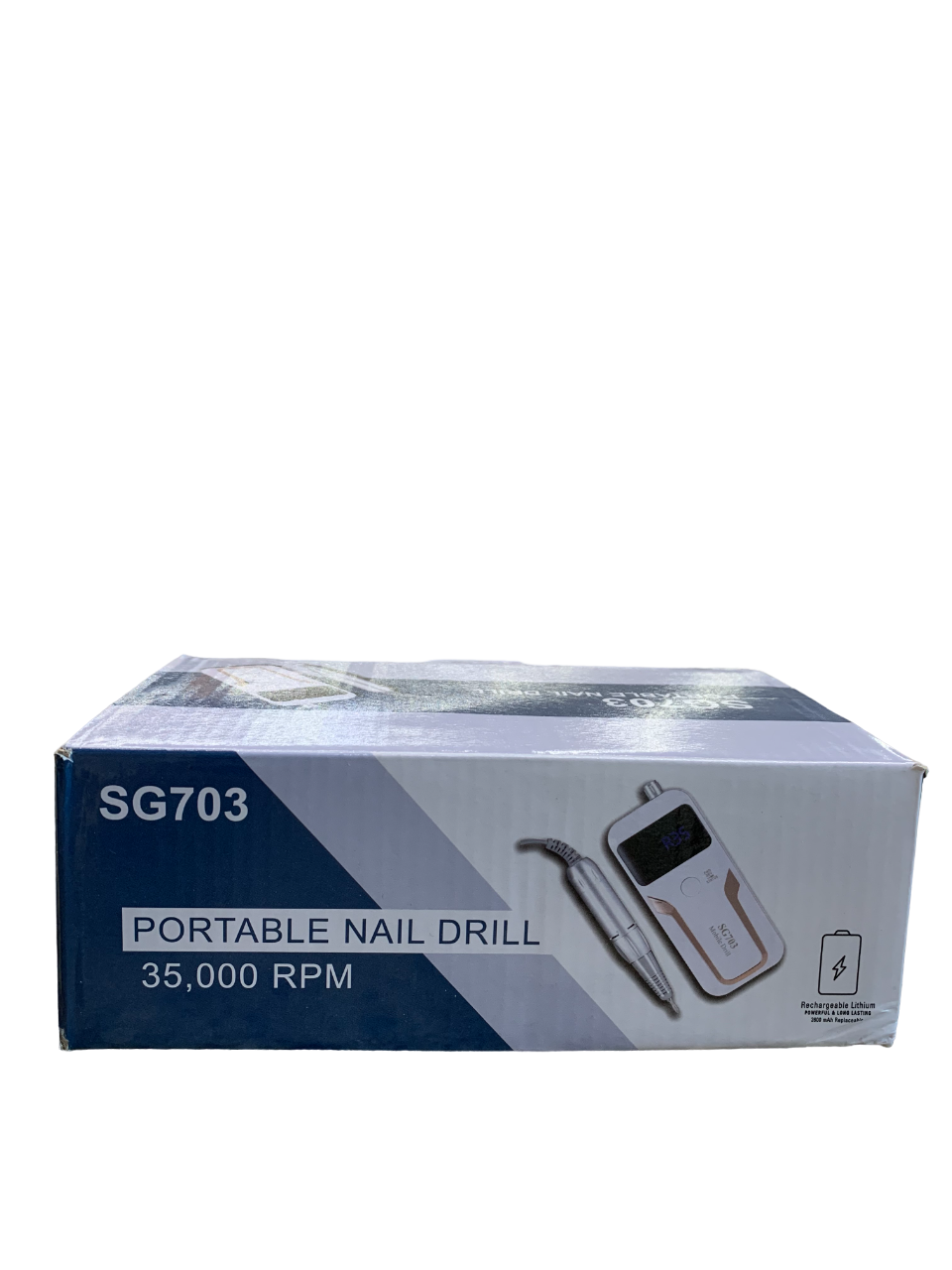 SG703 Portable Nail Drill 35000 RPM White